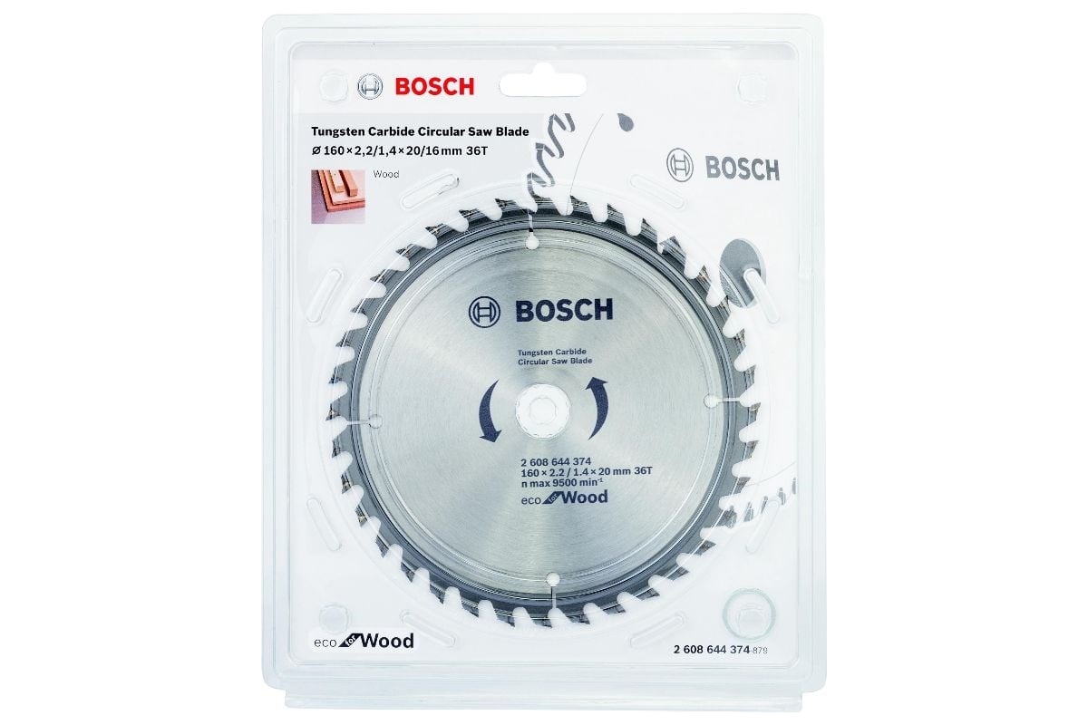 BOSCH Пильный диск ECO WO (для древесины и древесных материалов) 160х20/16-36Т