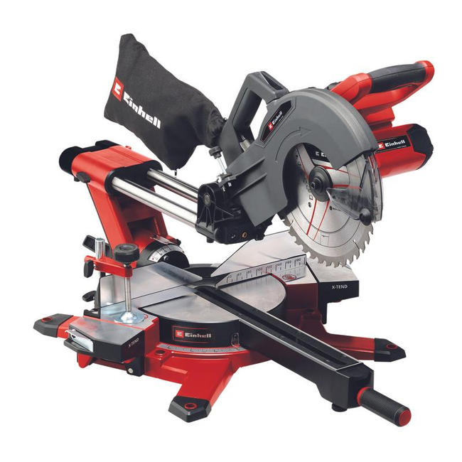 Торцовочная аккумуляторная пила Einhell TE-SM 36/10 L Li + 2 x 4,0Ah &amp; Twincharger Kit