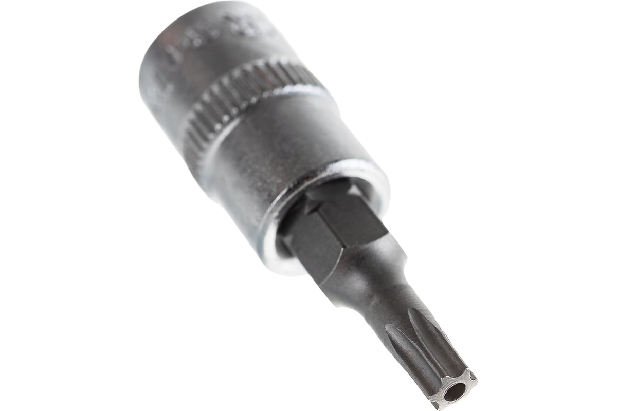 Бита-головка 1/4" Torx с отверстием Т20 BERGER