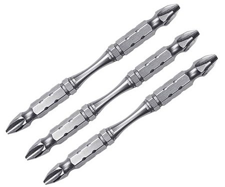 MAKITA Насадка двухсторонняя Silver Torsion PH1, 65 мм, E-form (MZ) 3шт