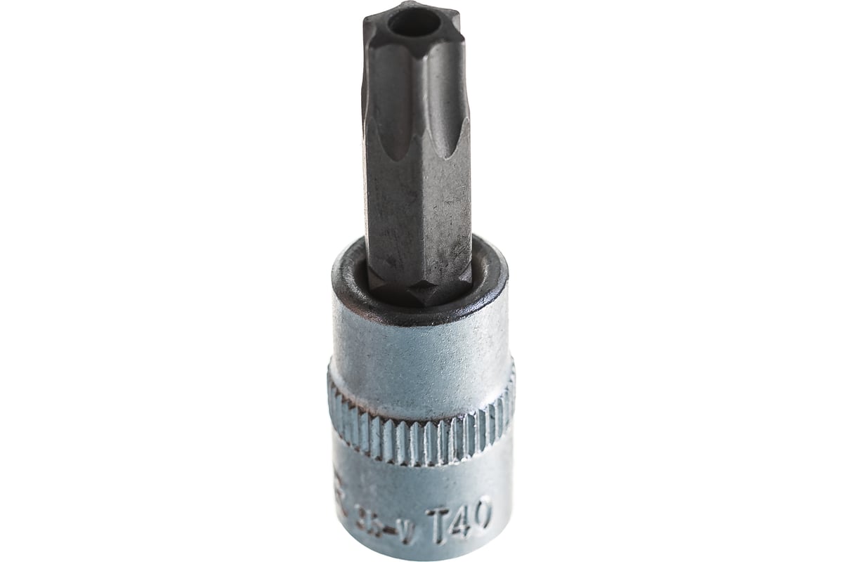 Бита-головка 1/4" Torx с отверстием Т40 BERGER