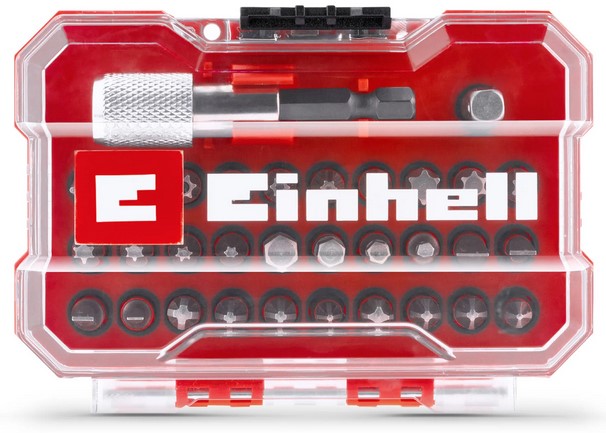 Набор бит Einhell 32 предмета,битодержатель,XS-Case