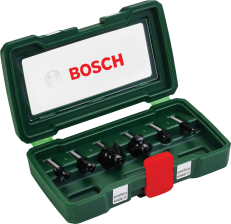 BOSCH Набор фрез X-Promo (6 фрез) хвостовик 8мм