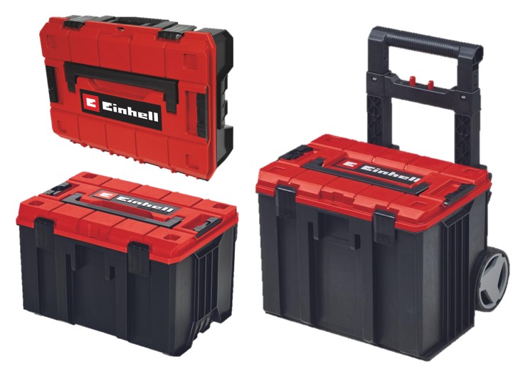Кейс инструментальный системный Einhell E-Case СЕТ: 1xS-F-case,1xM-case,1xL-case