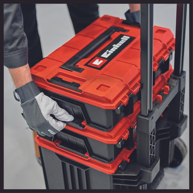 Кейс инструментальный системный Einhell E-Case СЕТ: 1xS-F-case,1xM-case,1xL-case