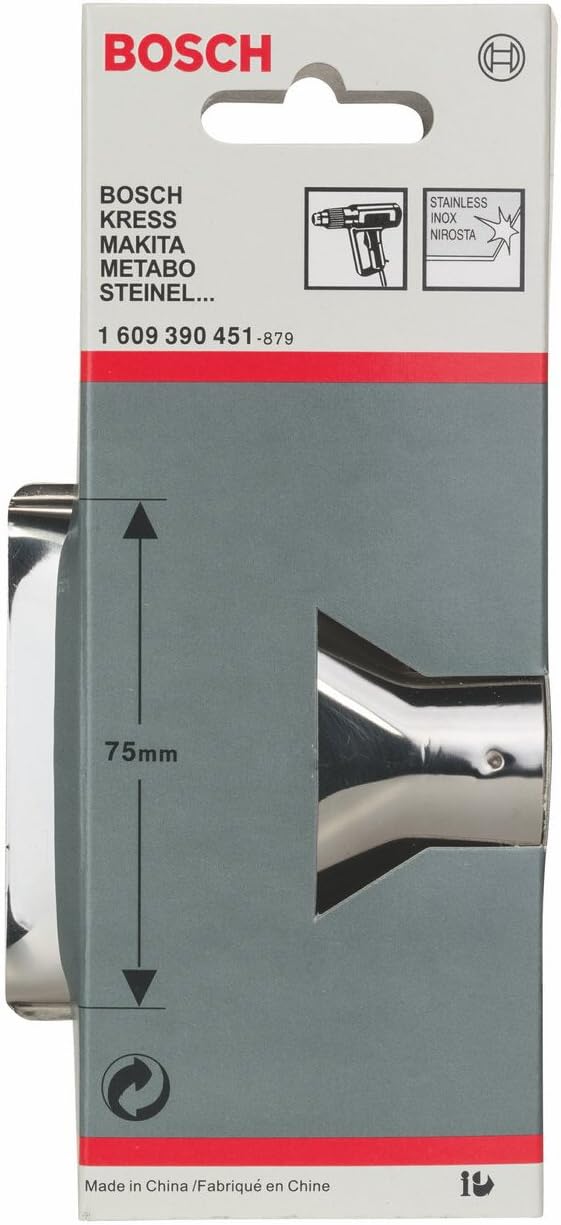 BOSCH Насадка плоская 75 мм