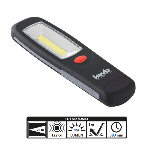 Фонарь автомобильный KWB COB-LED, 3хАА