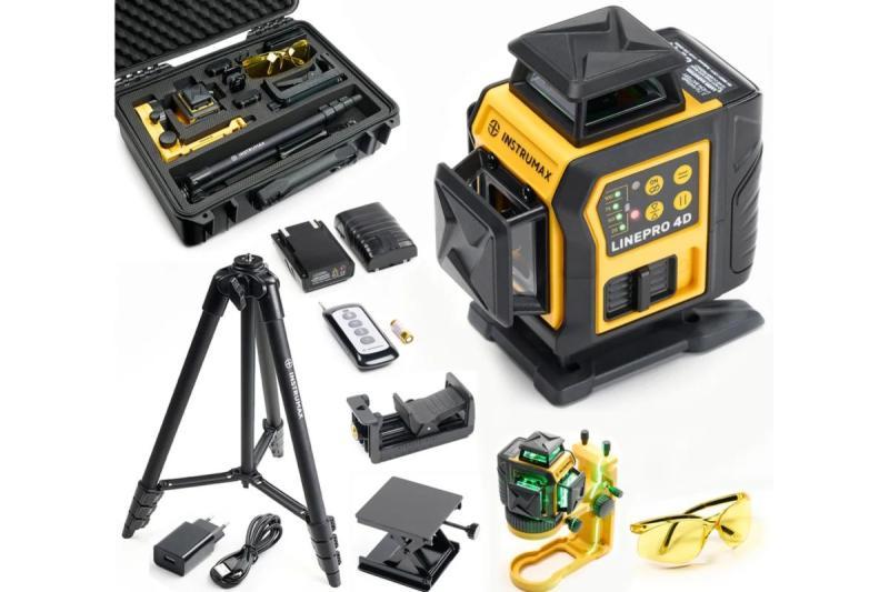 Профессиональный лазерный уровень INSTRUMAX LINEPRO 4D Expert SET