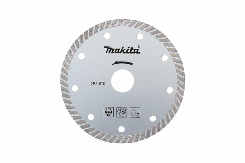 MAKITA Диск алмазный сплошной рифленный по керамич.плитке 125х20