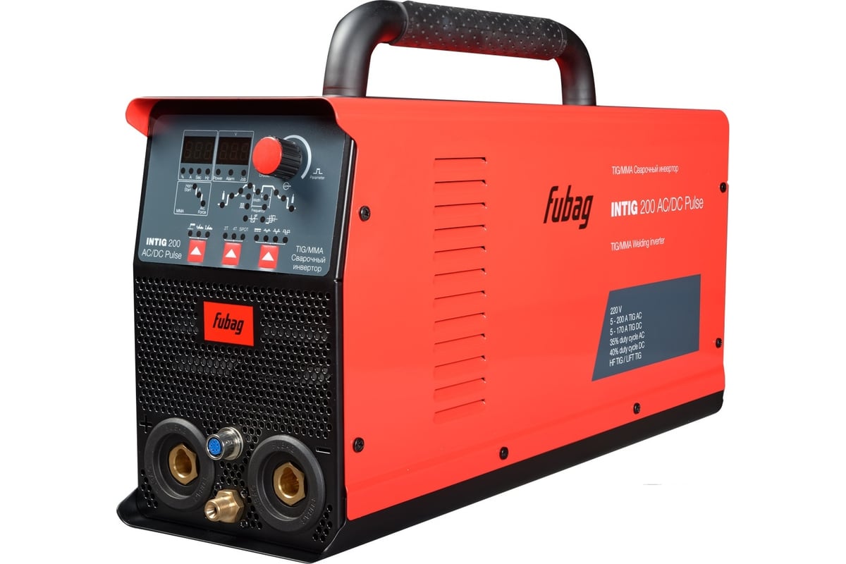 Инвертор сварочный INTIG 200 AC/DC PULSE + горелка FB TIG 26 5P 4m Up&amp;Down (38 459) /FUBAG