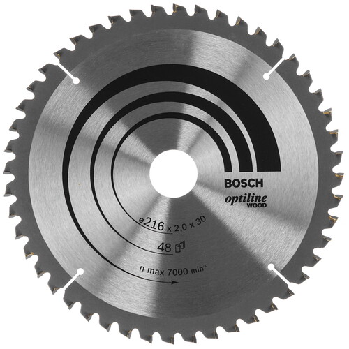 BOSCH Пильный диск STD WO 216х30-48Т
