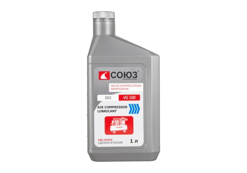 Масло компрессорное AIR COMPRESSOR LUBRICANT, VG100, 1л, СОЮЗ