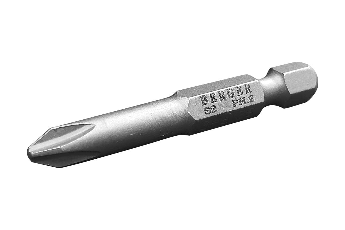 Набор бит магнитных PH2x50мм, 10 шт., S2 BERGER BG2419