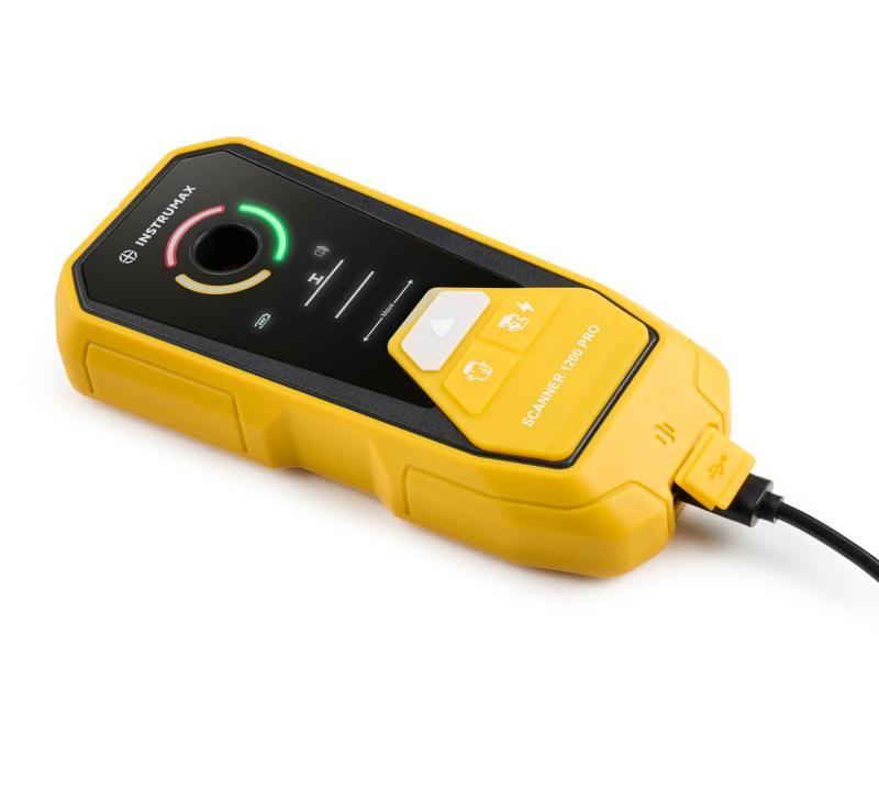 Профессиональный детектор скрытой проводки, металла, дерева INSTRUMAX SCANNER 1200 PRO