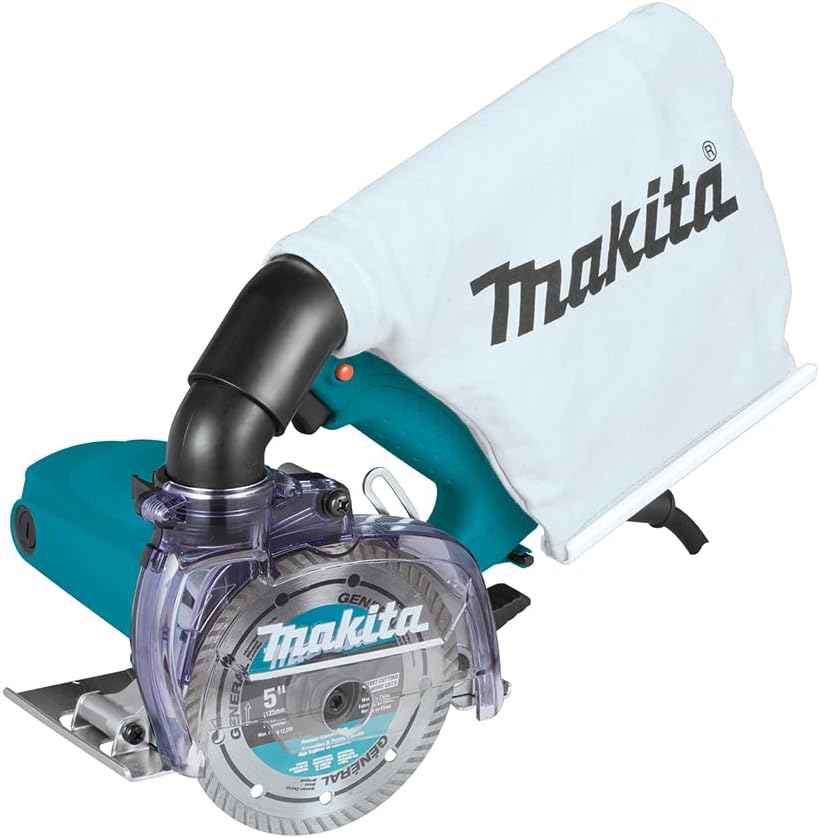 MAKITA Пила дисковая (алмазная) сухой рез,1400Вт,125х20мм,12200/м,гл40мм