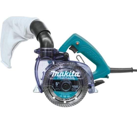 MAKITA Пила дисковая (алмазная) сухой рез,1400Вт,125х20мм,12200/м,гл40мм