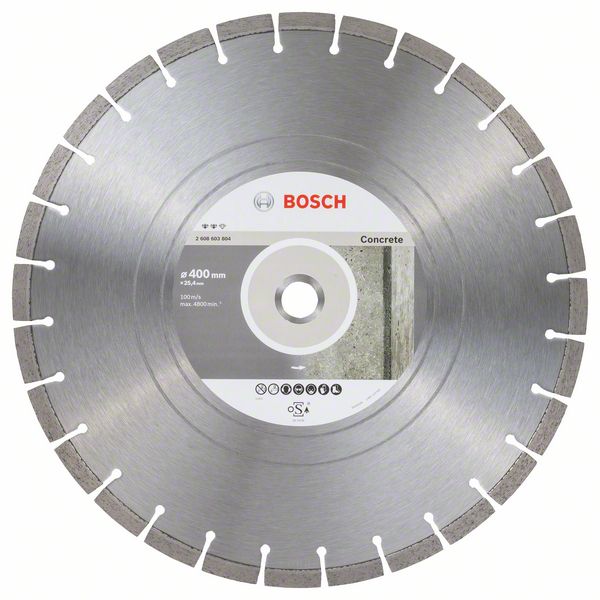 BOSCH Диск алмазный 400 х 25.4 Еf Concrete