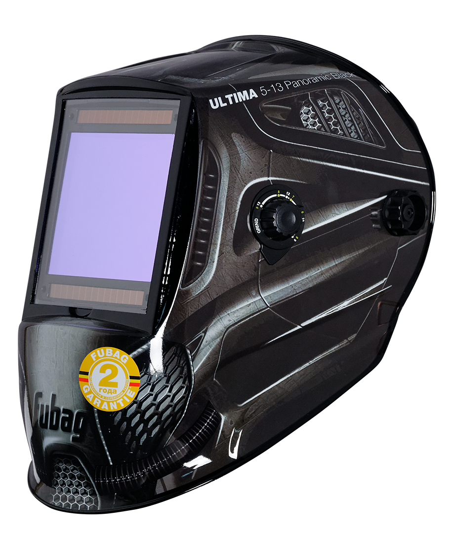 Маска сварщика "Хамелеон" IQ5-13NL/ULTIMA 5-13 Panoramic Black (зона обзора 100*93мм)/FUBAG