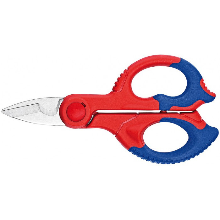 Ножницы электрика, микронасечки, 155 мм, нерж, 2-комп ручки, SB KNIPEX