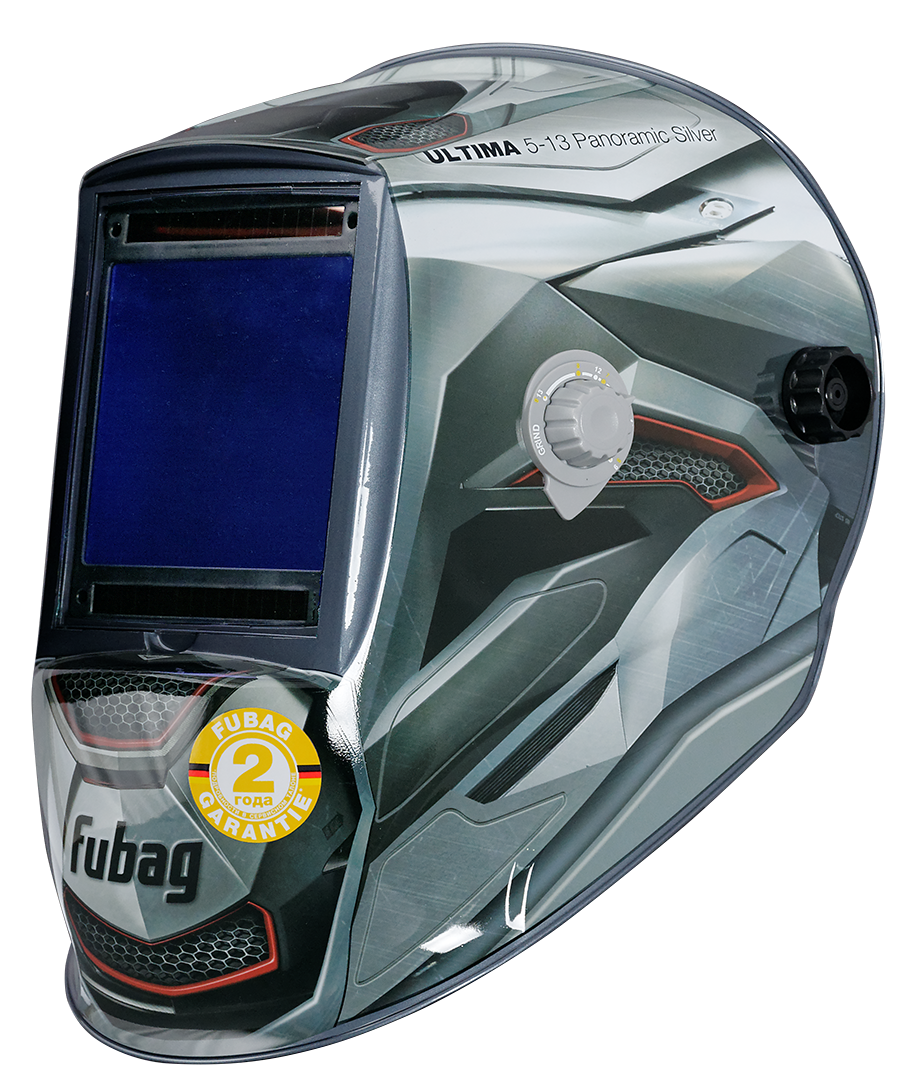 Маска сварщика "Хамелеон"IQ5-13CL/ ULTIMA 5-13 Panoramic Silver (зона обзора 100*93мм)/FUBAG