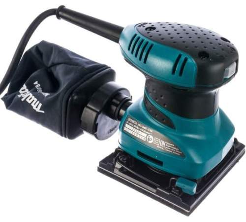 MAKITA Машина шлифовальная вибрационная, 200Вт,114х140мм,14000об/мин.,ампл 1.5мм