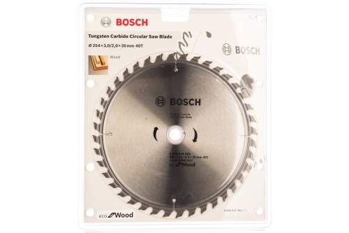 BOSCH Пильный диск ECO WO  (по дереву) 254х30-40Т