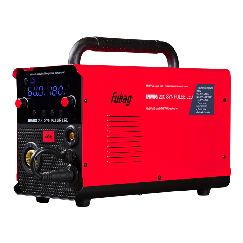 Сварочный полуавтомат FUBAG IRMIG 200 SYN ПУЛЬС (PULSE) LED + Маска сварщика Хамелеон FUBAG IR 9-13N S в ПОДАРОК