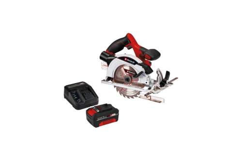 Пила циркулярная акк. 18 Li + 1 акк.4Ач + ЗУ 3А,4200 мин-1. диск Ø165 x Ø20 мм//Einhell PXC TE-CS