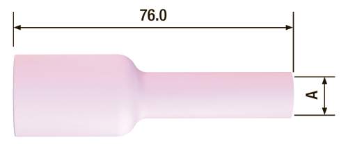 FUBAG Сопло керамическое для газовой линзы №5L ф8 FB TIG 17-18-26 (2 шт.)