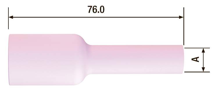 FUBAG Сопло керамическое для газовой линзы №5L ф8 FB TIG 17-18-26 (2 шт.)