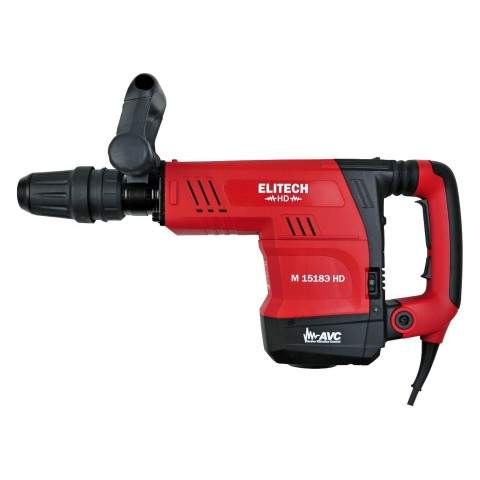 ELITECH Молоток отб,SDS-max,AVC,1500Вт,6-18Дж,1000-1900у\м,10.5кг,чем,пл пуск,пика+зубило (E2205.006.00)