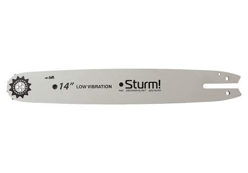 Пильная шина 14&ampquot Sturm! Паз 1,3мм, 3/8&ampquot, 50 зв, хвостовик St