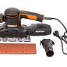 WORX 250Вт WX641 3 Шлифмашина вибрационная (250Вт, 12000 кол/мин, подошва 230х93) коробка, 2,0кг//WORX - WORX 250Вт WX641 3