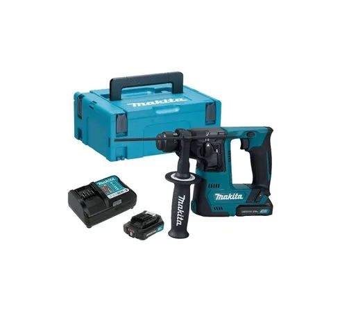 Makita Перфоратор 12V SDS-Plus, 1 Дж, 850 об/мин, 4900 уд/мин, 2хАКБ, кейс, 2.6 кг