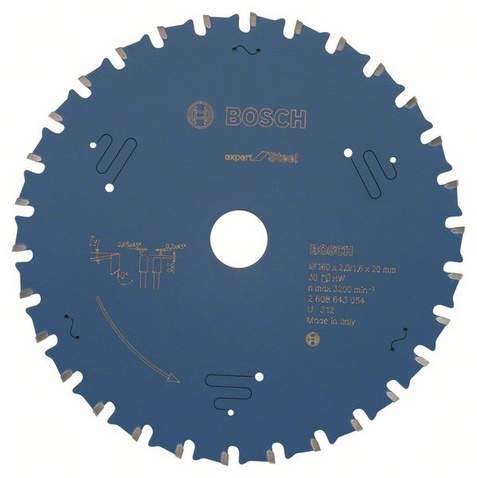 BOSCH Пильный диск EXР SL (черные металлы) 160х20-30Т