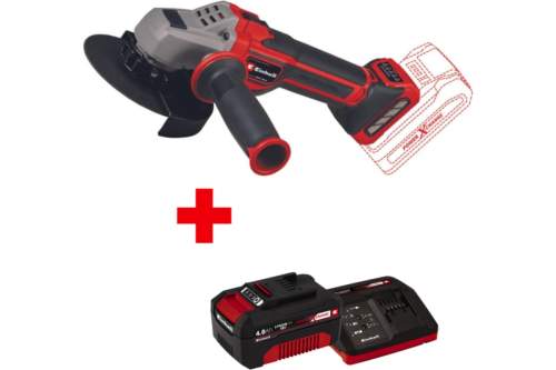 Угловая шлифмашина аккум. 18В. 4Ач. ЗУ,, 30000 об/мин, 125 мм)//Einhell PXC TP-AG