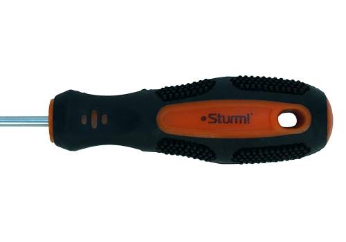 Отвертка крестовая PH0x75мм, CrV, магнитный наконечник Sturm!
