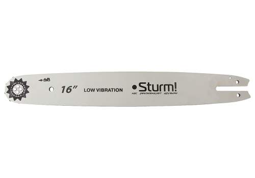 Пильная шина 16&ampquot Sturm! Паз 1,3мм, 3/8&ampquot, 56 зв, хвостовик St