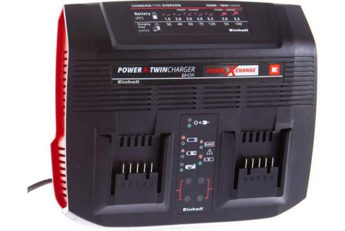 Устройство зарядное для 2-х АКБ 18В, 3А  // Einhell PXC Power X-Twincharger