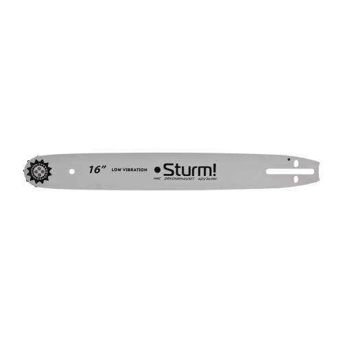 Пильная шина 16&ampquot Sturm! Паз 1,3мм, 3/8&ampquot, 57зв, хвостовик PO (OREGON K041/A041)