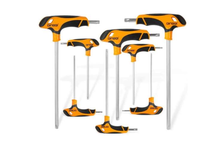 Набор ключей шестигранных DINGQI Torx T10-T50, 8 шт