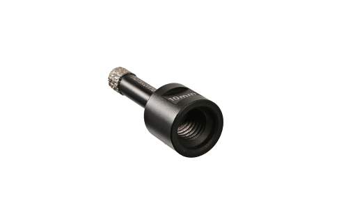Коронка алмазная для УШМ, tilepro, 10 мм, вакуумн. Спекание алмазов, Hanskonner