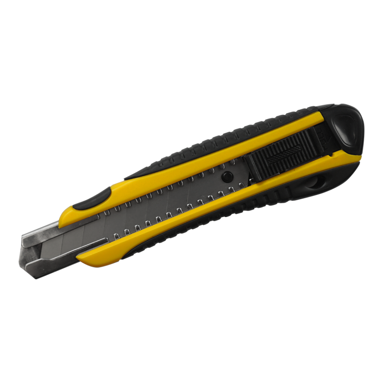 НОЖ СТРОИТЕЛЬНЫЙ + 3 ЛЕЗВИЯ 18мм BERGER BG1354