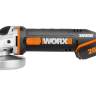 WORX кейс WX800 3 Шлифмашина угловая аккумуляторная WORX WX800. 20В, 115 мм, 2*2,0Ач. кейс//WORX - WORX кейс WX800 3