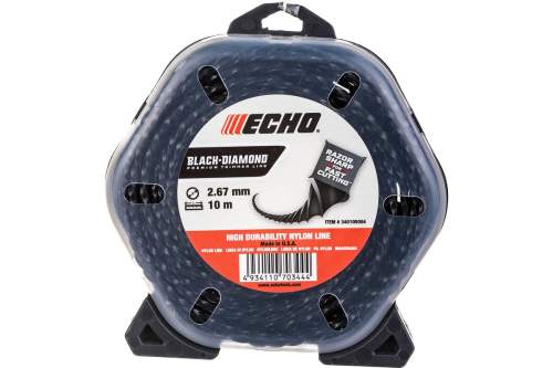 Корд триммерный ECHO Black Diamond Line 2,7мм*10м (витой квадрат)