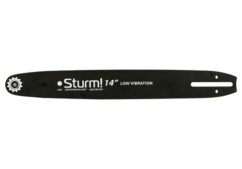 Пильная шина 14&ampquot Sturm! Паз 1,1мм, 3/8&ampquot, 52зв, хвостовик PO (OREGON K041/A041)