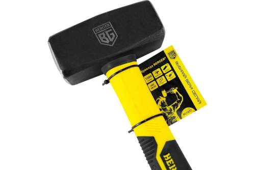 Кувалда кованая 1500 г., фиберглассовая рукоятка, BERGER BG1517