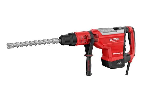ELITECH Перфоратор 1700Вт,SDS-max,AVC,55мм,2реж,5-19Дж,1750-2150у\м,6.52кг,пл.пуск,чем,смазка (E2205.005.00)