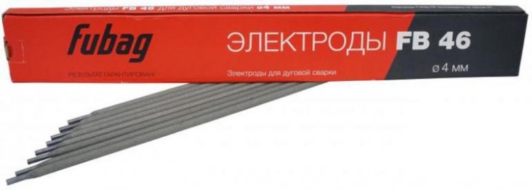 Электрод сварочный с рутилово-целлюлозным покрытием FB 46 д.4,0 (пачка 0,9 кг)/FUBAG 