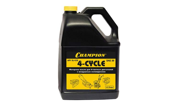 Масло 4-х тактное CHAMPION  SAE30 минеральное (4л)